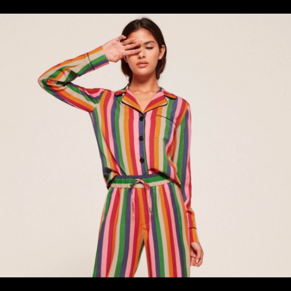 REFORMATION RAINBOW PAJAMAS